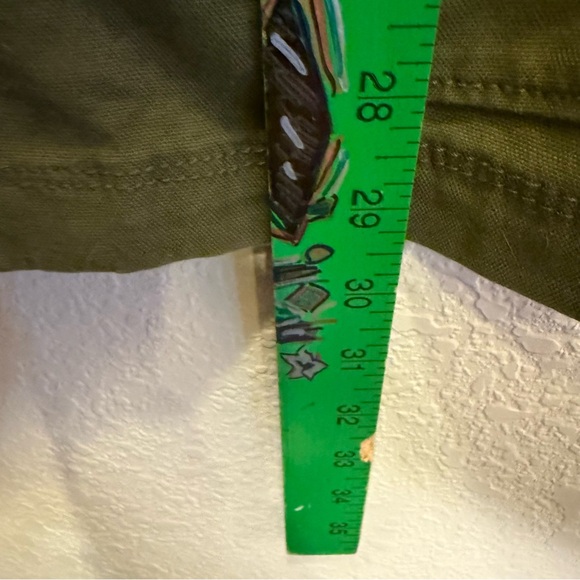 Lane Bryant Utility Jacket in Olive 3/4 Sleeves Plus Size 2X-3X - Picture 11 of 11